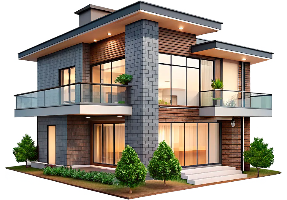 Diseño arquitectónico de vivienda moderna construida por AGV